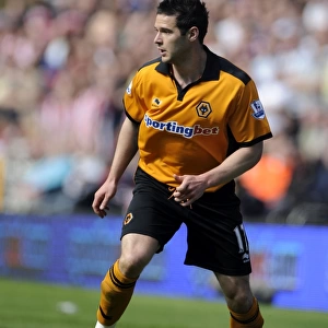 Matt Jarvis in Action: Wolverhampton Wanderers vs Sunderland - Barclays Premier League Soccer