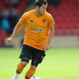 Matt Jarvis in Action: Wolverhampton Wanderers vs Crewe Alexandra (Pre-Season Friendly)
