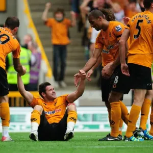 Matt Jarvis Scores the Decisive Goal: 2-0 Lead for Wolverhampton Wanderers Matt Jarvis Scores the Decisive Goal: 2-0 Lead for Wolverhampton Wanderers