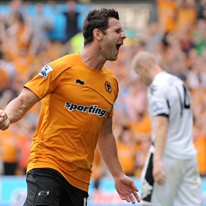 Matt Jarvis Scores the Decisive Goal: Wolverhampton Wanderers Take a 2-0 Lead over Fulham in the Barclays Premier League