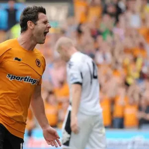 Matt Jarvis Scores the Decisive Goal: Wolverhampton Wanderers Take a 2-0 Lead over Fulham in the Barclays Premier League Matt Jarvis Scores the Decisive Goal: Wolverhampton Wanderers Take a 2-0 Lead over Fulham in the Barclays Premier League