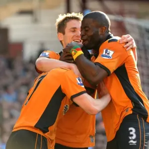 Matt Jarvis Scores the Opener: Wolverhampton Wanderers Take Early Lead Against Aston Villa in Barclays Premier League