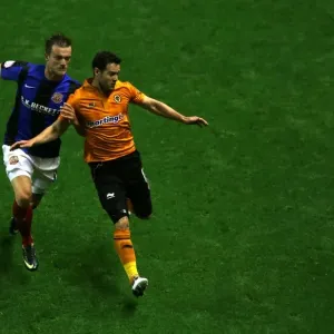 Matthew Jarvis's Evasive Move Against Scott Wiseman: Wolverhampton Wanderers vs Barnsley Championship Clash