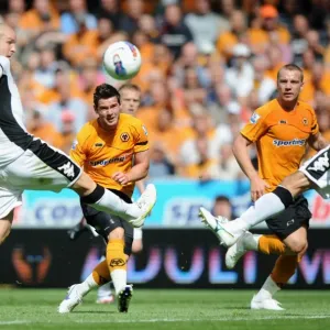 Matthew Jarvis Print - Wolves vs Fulham Barclays Premier League Action Matthew Jarvis Print - Wolves vs Fulham Barclays Premier League Action