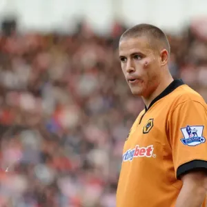 Michael Kightly in Action: Stoke City vs. Wolverhampton Wanderers - Premier League Soccer Michael Kightly in Action: Stoke City vs. Wolverhampton Wanderers - Premier League Soccer