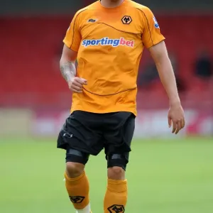 Michael Kightly in Action: Wolverhampton Wanderers vs Crewe Alexandra (Pre-Season Friendly)