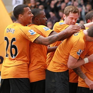 Michael Kightly's Stunner: Wolverhampton Wanderers Opening Goal vs. Bolton Wanderers in Premier League Action at Molineux Stadium