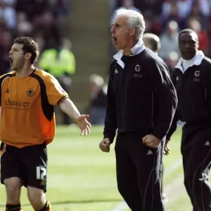 Mick McCarthy and Matthew Jarvis: Leading Wolverhampton Wanderers to Championship Glory at Barnsley's Oakwell (April 2009) Mick McCarthy and Matthew Jarvis: Leading Wolverhampton Wanderers to Championship Glory at Barnsley's Oakwell (April 2009)