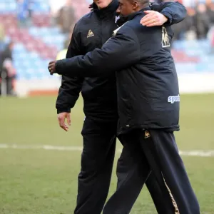 Mick McCarthy and Terry Connor Leading Wolverhampton Wanderers in Barclays Premier League Clash Against Burnley