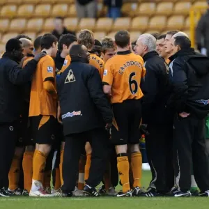 Mick McCarthy and Wolverhampton Wanderers Celebrate Victory: Wolves 1-0 Burnley (Barclays Premier League)