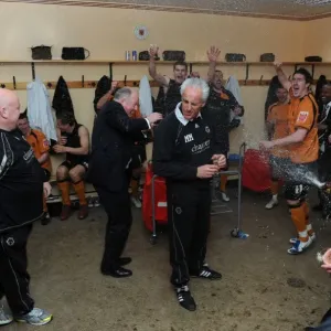 Mick McCarthy's Premier League Promotion Triumph: Wolverhampton Wanderers Dressing Room Celebration (2009)