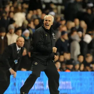 Mick McCarthy's Triumph: Wolves Manager Celebrates Full-Time Victory Over Tottenham in Barclays Premier League Soccer Match Mick McCarthy's Triumph: Wolves Manager Celebrates Full-Time Victory Over Tottenham in Barclays Premier League Soccer Match