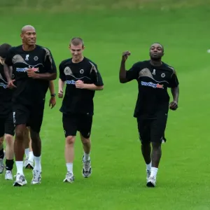 Mick McCarthy Premier League Pre-Season Training Print