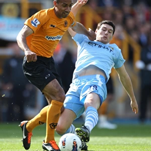 Season 2011-12 Photographic Print Collection: Wolves v Manchester City