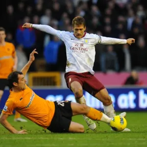 Milijas vs Petrov Print - Wolverhampton Derby Barclays Premier League 2009