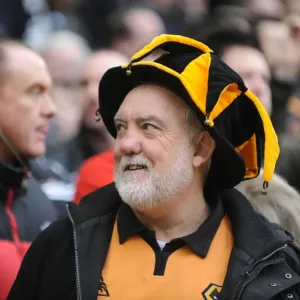 A Passionate Wolverhampton Wanderers Fan at the Barclays Premier League Match Against West Bromwich Albion A Passionate Wolverhampton Wanderers Fan at the Barclays Premier League Match Against West Bromwich Albion