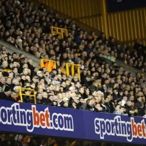 Passionate Wolves Fans at Molineux: Wolves vs Arsenal, Barclays Premier League Passionate Wolves Fans at Molineux: Wolves vs Arsenal, Barclays Premier League