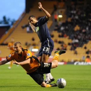 Penalty Called: Wolverhampton Wanderers vs. Southend United - Sam Winnall Fouled by Chris Barker (Carling Cup)