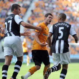Penalty Dispute: Matthew Jarvis vs. Danny Simpson - Wolverhampton Wanderers vs. Newcastle United