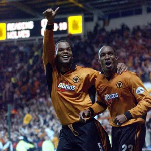 Play Off Semi Final 2nd leg, Wolves vs Reading, Lescott & Ince