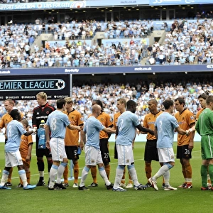 Matches 09-10 Photographic Print Collection: Manchester City vs Wolves