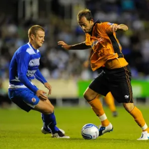 Print of Reading v Wolverhampton Wanderers Soccer Match Print of Reading v Wolverhampton Wanderers Soccer Match