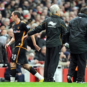 Red Card for Milijas: Arsenal vs. Wolverhampton Wanderers - Nenad Milijas Sent Off