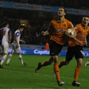 Roger Johnson's Equalizer: Wolverhampton Wanderers vs. Blackburn Rovers in Npower Championship