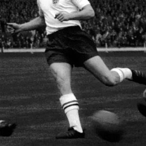 Ron Flowers on England duty