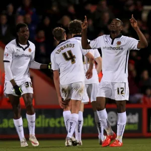 Sky Bet Championship Poster Print Collection: Sky Bet Championship - AFC Bournemouth v Wolves - Dean Court