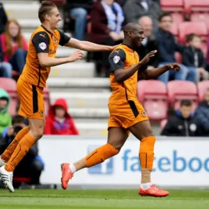 Sky Bet Championship Prints: Sky Bet Championship - Wigan Athletic V Wolves - DW Stadium