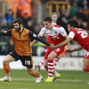 Sky Bet Championship - Wolverhampton Wanderers v Charlton Athletic - Molineux Sky Bet Championship - Wolverhampton Wanderers v Charlton Athletic - Molineux