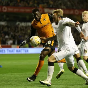 Sky Bet Championship Framed Print Collection: Sky Bet Championship - Wolves v Derby County - Molineux Stadium