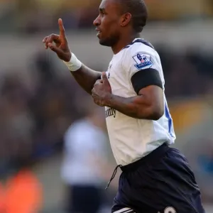 Jermain Defoe Celebrates Goal in Wolves v Tottenham Print Jermain Defoe Celebrates Goal in Wolves v Tottenham Print
