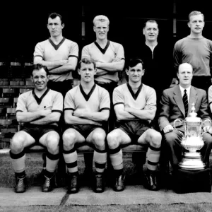 Stan Cullis with the 1960 FA Cup Winning Squad