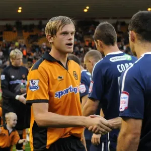 Stearman and Barker: A Moment of Sportsmanship Before the Carling Cup Clash - Wolverhampton Wanderers vs. Southend United Stearman and Barker: A Moment of Sportsmanship Before the Carling Cup Clash - Wolverhampton Wanderers vs. Southend United