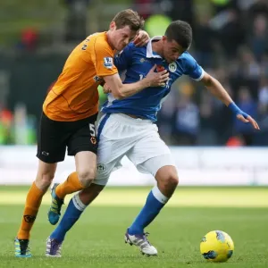 Stearman vs Di Santo: A Premier League Showdown at Wolverhampton Wanderers - Intense Battle Between Richard Stearman and Franco Di Santo Stearman vs Di Santo: A Premier League Showdown at Wolverhampton Wanderers - Intense Battle Between Richard Stearman and Franco Di Santo