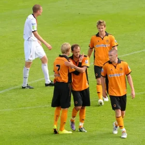 Stephen Fletcher Scores the Second Goal: Wolverhampton Wanderers Lead 2-0 against Bohemians in Pre-Season Friendly