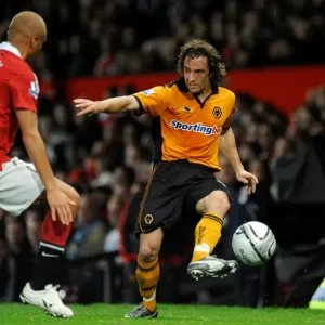 Stephen Hunt vs Wes Brown: A Carling Cup Clash - Manchester United vs Wolverhampton Wanderers: Two Football Giants Go Head to Head
