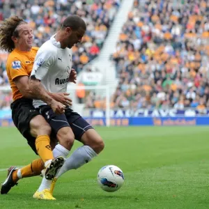 Stephen Hunt's Shocking Rugby-Style Tackle on Kyle Walker: Wolverhampton Wanderers vs. Tottenham Hotspur
