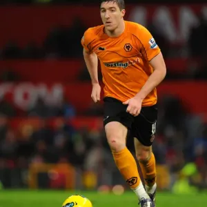 Stephen Ward in Action: Manchester United vs. Wolverhampton Wanderers - Barclays Premier League Showdown Stephen Ward in Action: Manchester United vs. Wolverhampton Wanderers - Barclays Premier League Showdown