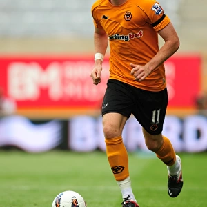 Stephen Ward in Action: Wolverhampton Wanderers vs Fulham - Premier League Soccer