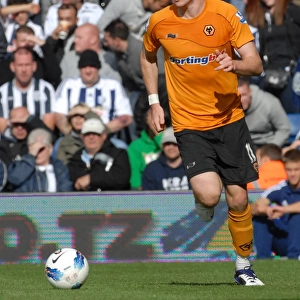 Stephen Ward in Action: Wolverhampton Wanderers vs. West Bromwich Albion - Barclays Premier League Soccer Match