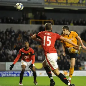 Stephen Ward Charges Towards Manchester United's Goal in Premier League Showdown (Wolves vs. Manchester United, 06-03-10) Stephen Ward Charges Towards Manchester United's Goal in Premier League Showdown (Wolves vs. Manchester United, 06-03-10)
