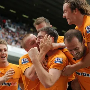 Stephen Ward Scores the Goal: Wolverhampton Wanderers Take a 2-1 Lead Over Blackburn Rovers in Premier League Soccer Stephen Ward Scores the Goal: Wolverhampton Wanderers Take a 2-1 Lead Over Blackburn Rovers in Premier League Soccer