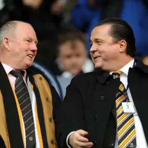 Steve Morgan and Jez Moxey: Leading Wolverhampton Wanderers in the Premier League Battle at Tottenham Hotspur Steve Morgan and Jez Moxey: Leading Wolverhampton Wanderers in the Premier League Battle at Tottenham Hotspur