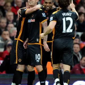 Steven Fletcher's Equalizing Goal: Wolverhampton Wanderers vs. Arsenal in the Premier League