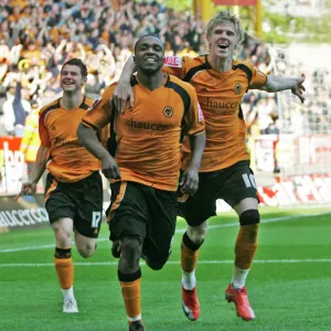 Sylvan Ebanks Blake Scores First Goal for Wolves Against QPR in Championship Match (18/04/09)