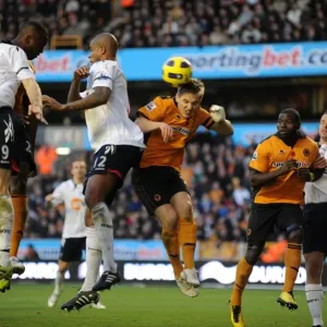 Thrilling Action: Kevin Doyle vs. Bolton Wanderers in Wolverhampton Wanderers Barclays Premier League Clash Thrilling Action: Kevin Doyle vs. Bolton Wanderers in Wolverhampton Wanderers Barclays Premier League Clash