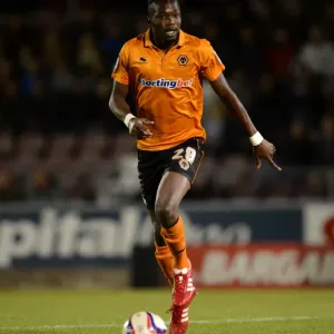 Tongo Doumbia's Stunner: Wolverhampton Wanderers vs Northampton Town in Capital One Cup Round 2 at Sixfields Stadium